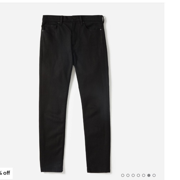 Everlane | The Mid Rise Skinny Jeans Black Size 24 - Picture 8 of 9